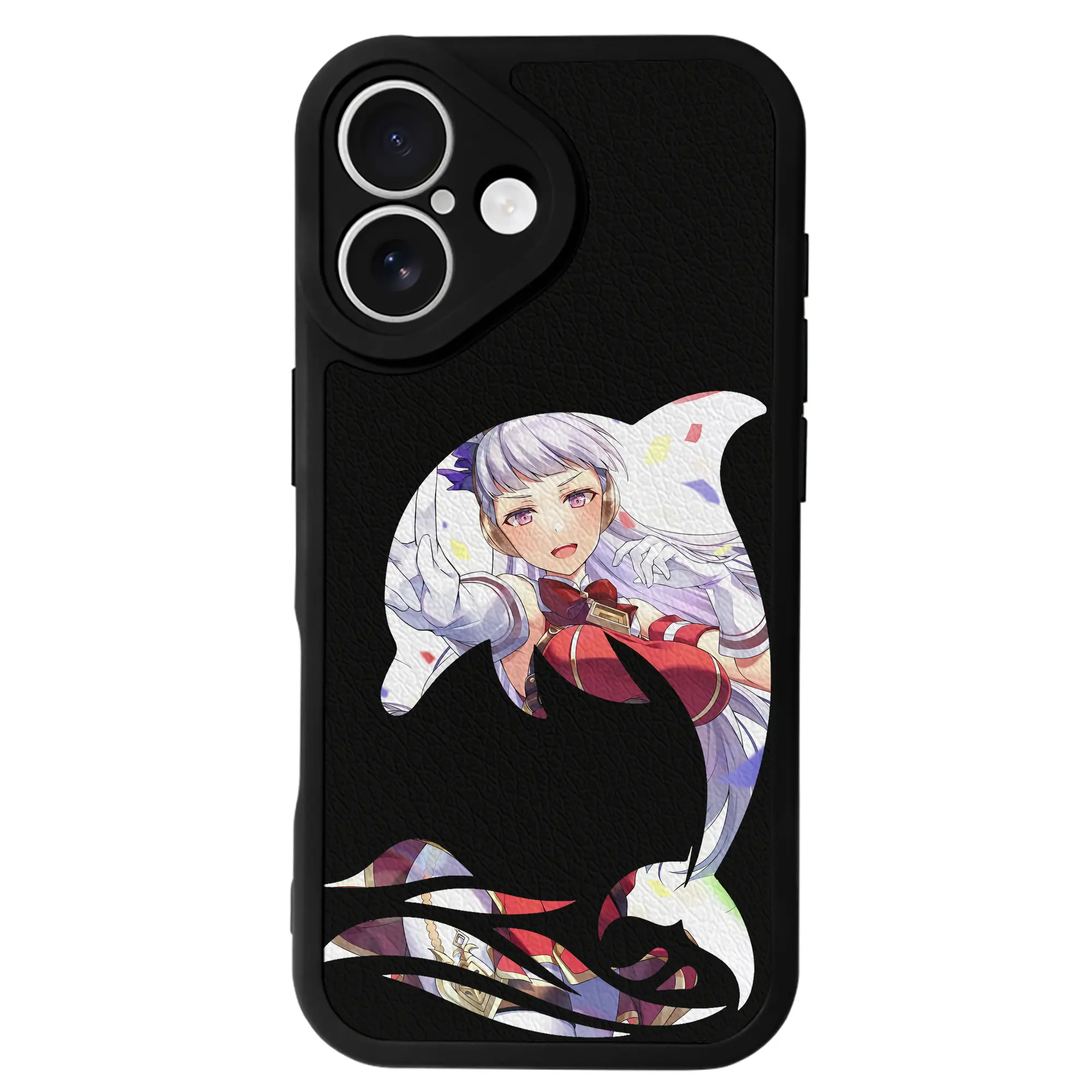 ウマ娘 プリティーダービー グッズ ゴールドシップ - IPhone 16シリーズ対応 ・ シリコンスマホケース ・ レザー調 ・ 高精度フィット ・ 耐衝撃 ・ ワイヤレス充電対応 ・ 精密カット